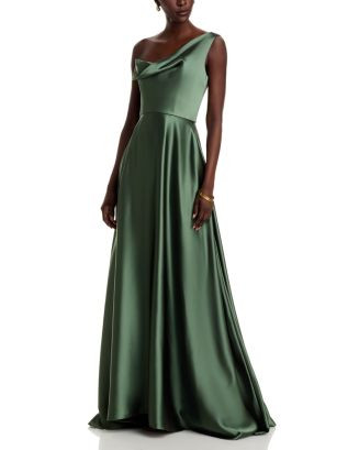 Amsale One Shoulder Drape Front Gown  | Bloomingdale's Women | Bloomingdale's (US)