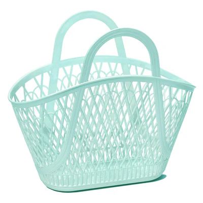 sun jellies betty basket, mint | minnow