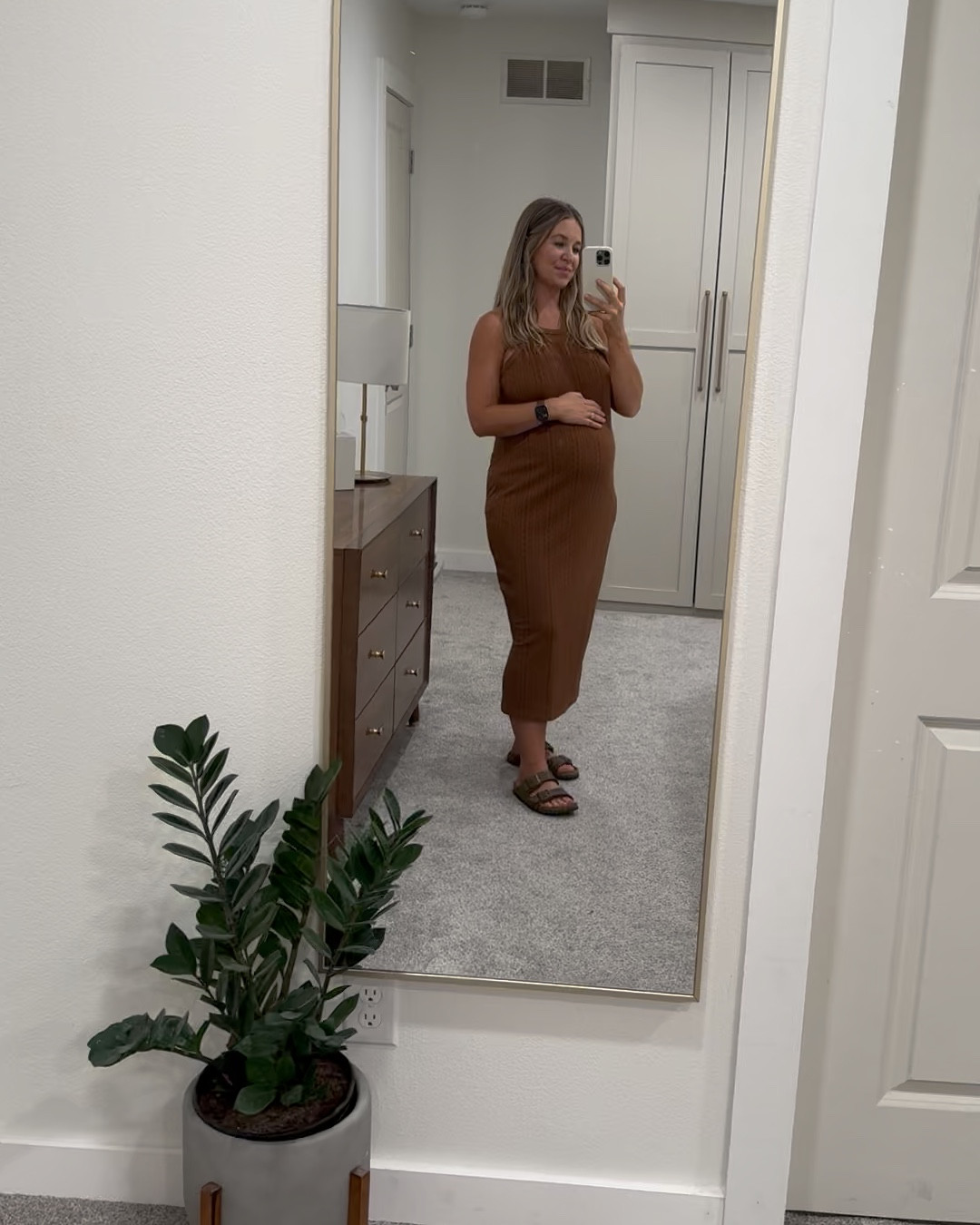 Fall maternity dress! 
For reference, I am 5’ 3”.

#LTKSeasonal #LTKBump #LTKPetite