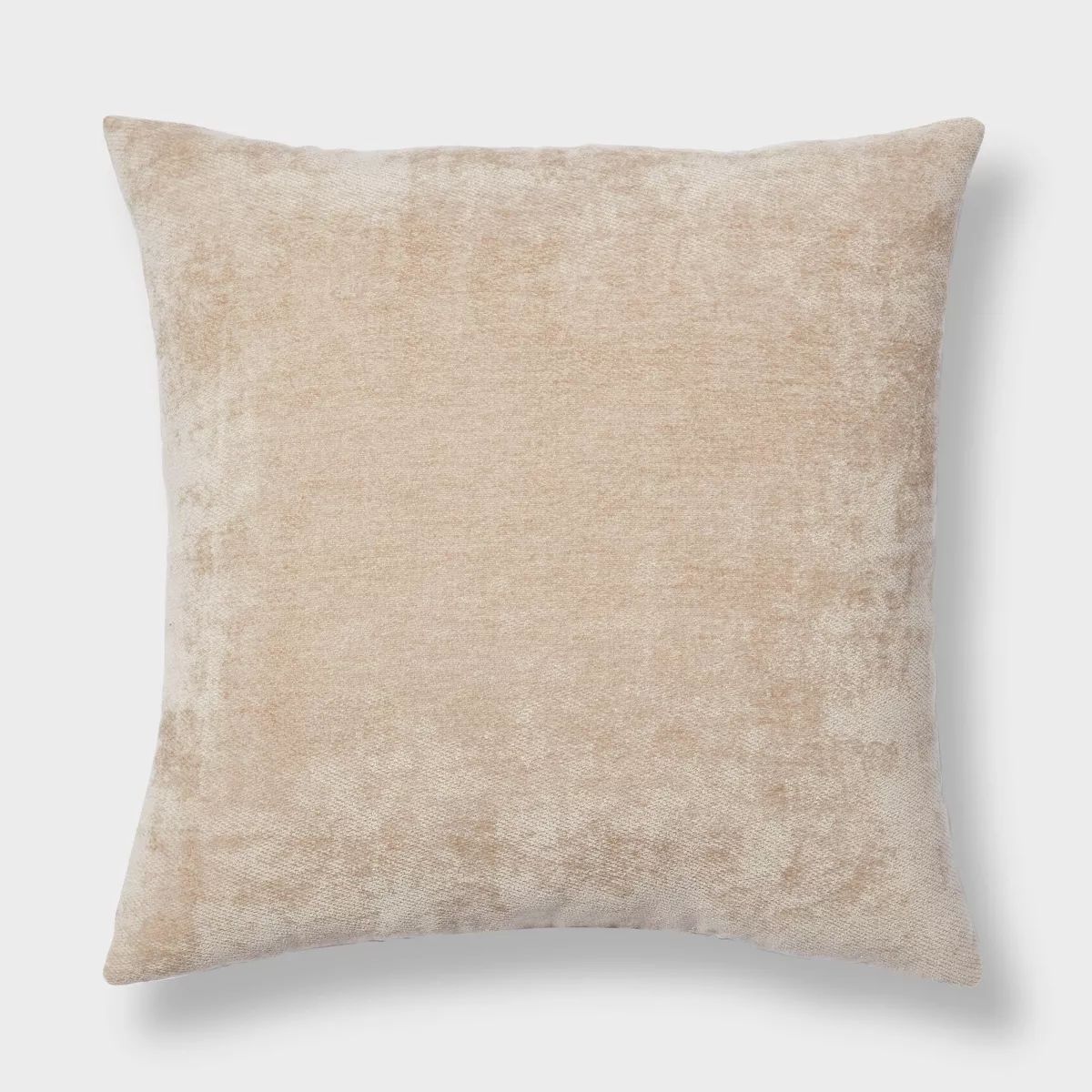 Oversized Chenille Square Throw Pillow Neutral - Threshold™ | Target