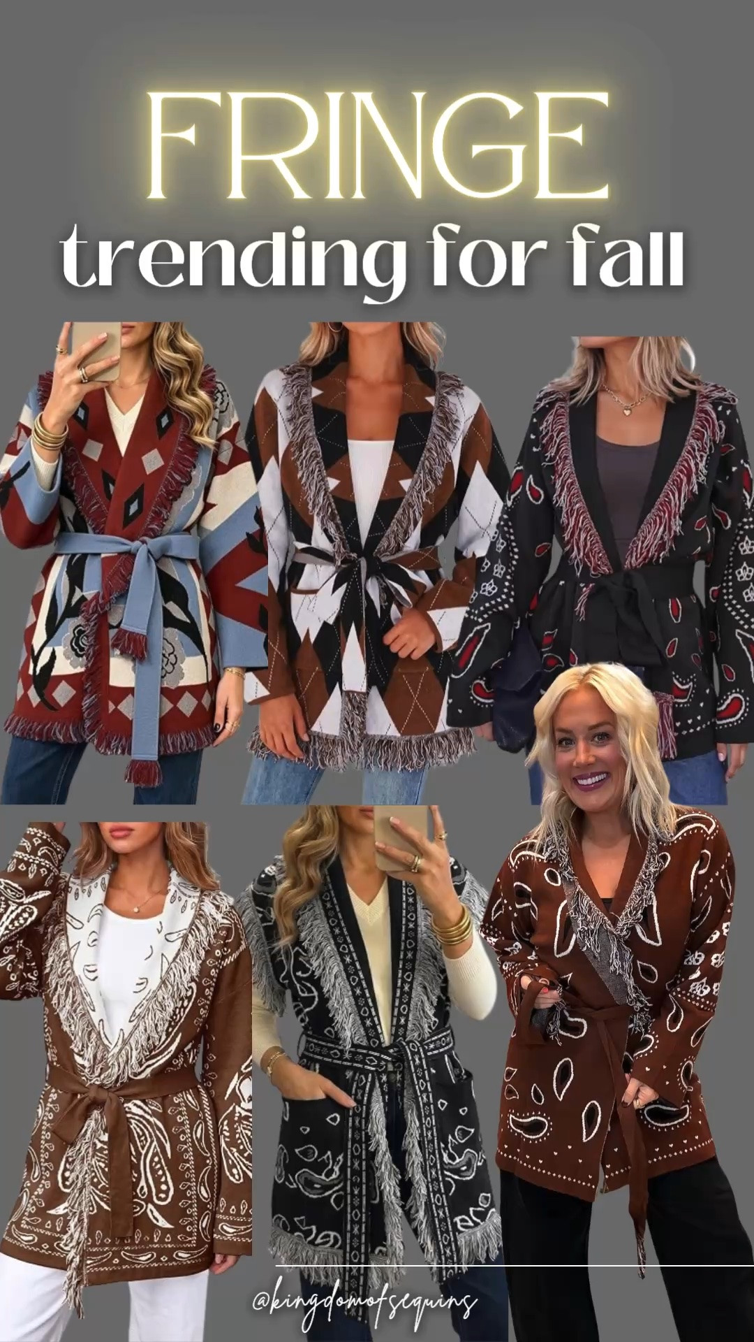 Fringe cardigans are trending for fall! Amazon finds!

#LTKootd