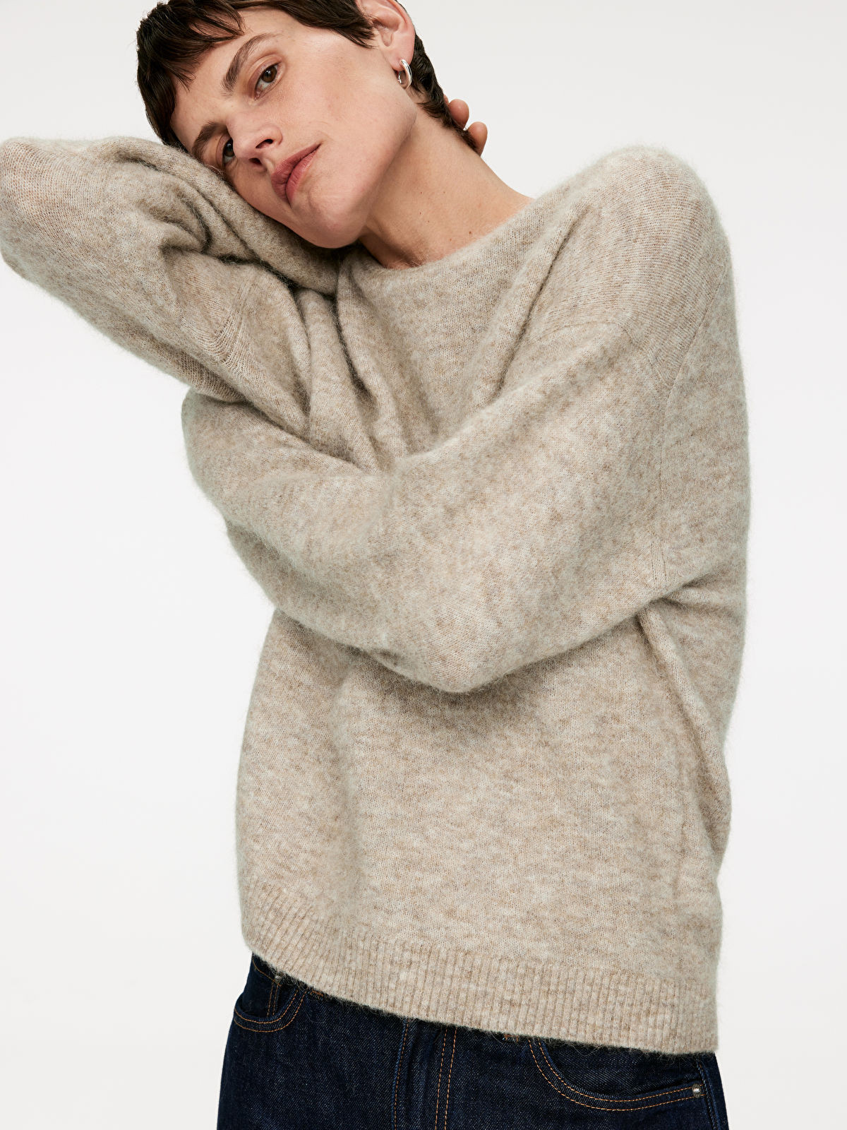 Alpaca-Wool Blend Jumper | ARKET (US&UK)