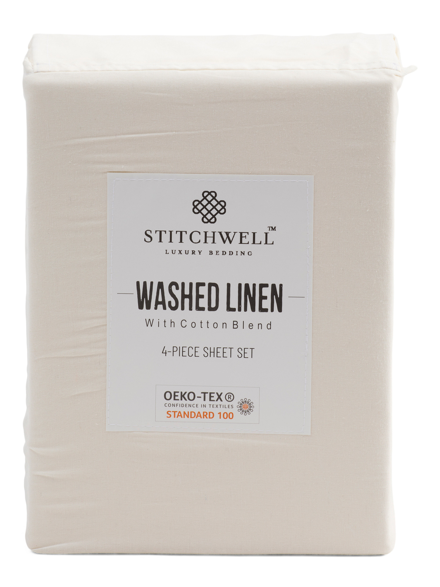 4pc Washed Linen Blend Sheet Set | Bed & Bath | Marshalls | Marshalls
