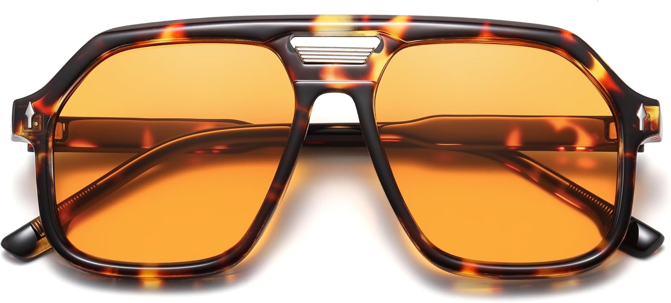 VANLINKER Trendy Oversized Retro Vintage Aviator Sunglasses for Women Men Designer Shades VL9937 | Amazon (US)