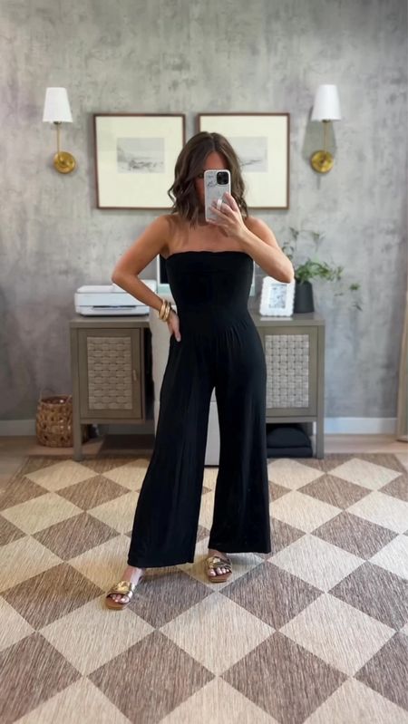 Casual summer jumpsuit 
In a small I’m 5’2 
Shoes true to size 



#LTKFindsUnder50 #LTKStyleTip #LTKSeasonal