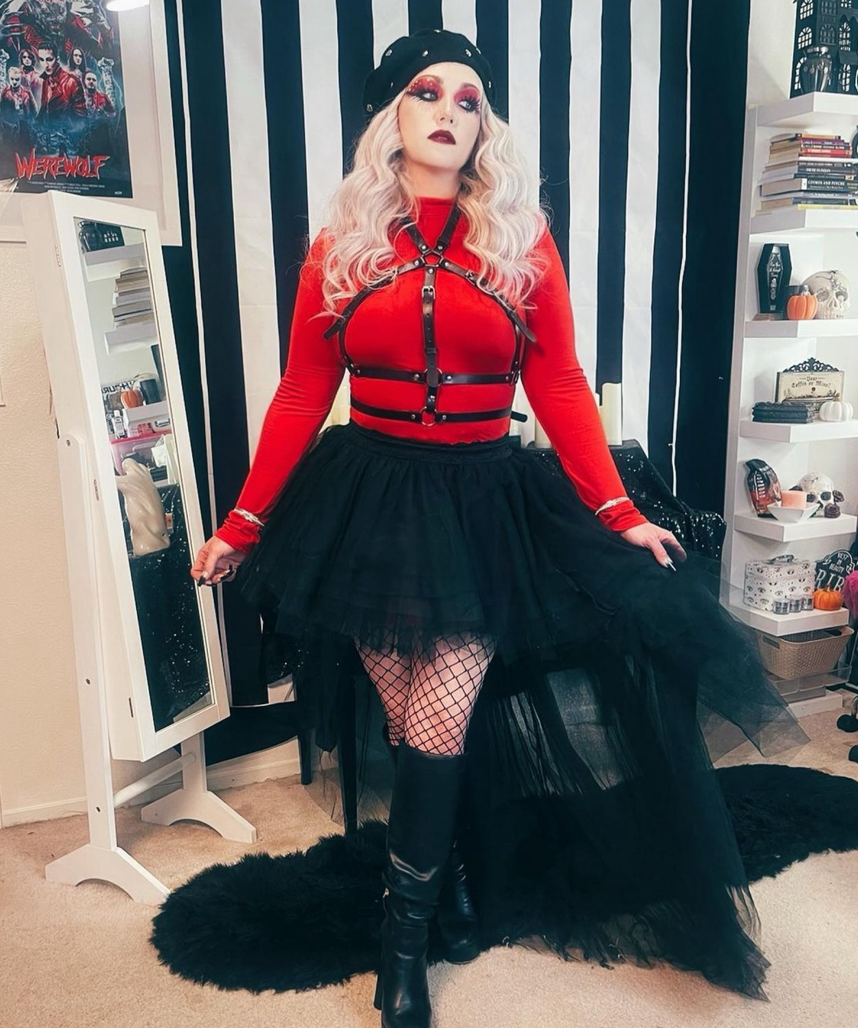 I love my tulle high lo skirts for my alt dark fashion. It just fits my personality 

#LTKstyletip #LTKHoliday #LTKSeasonal