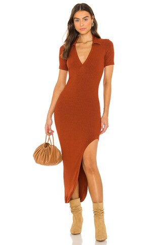 ALIX NYC Spencer Dress in Rust from Revolve.com | Revolve Clothing (Global)