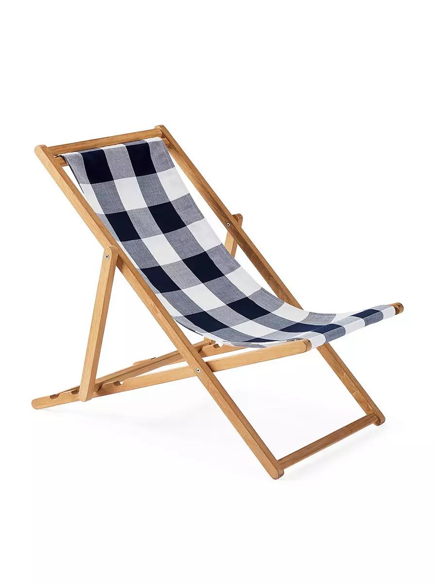 Fabric Only - Teak Sling Chair | Serena and Lily