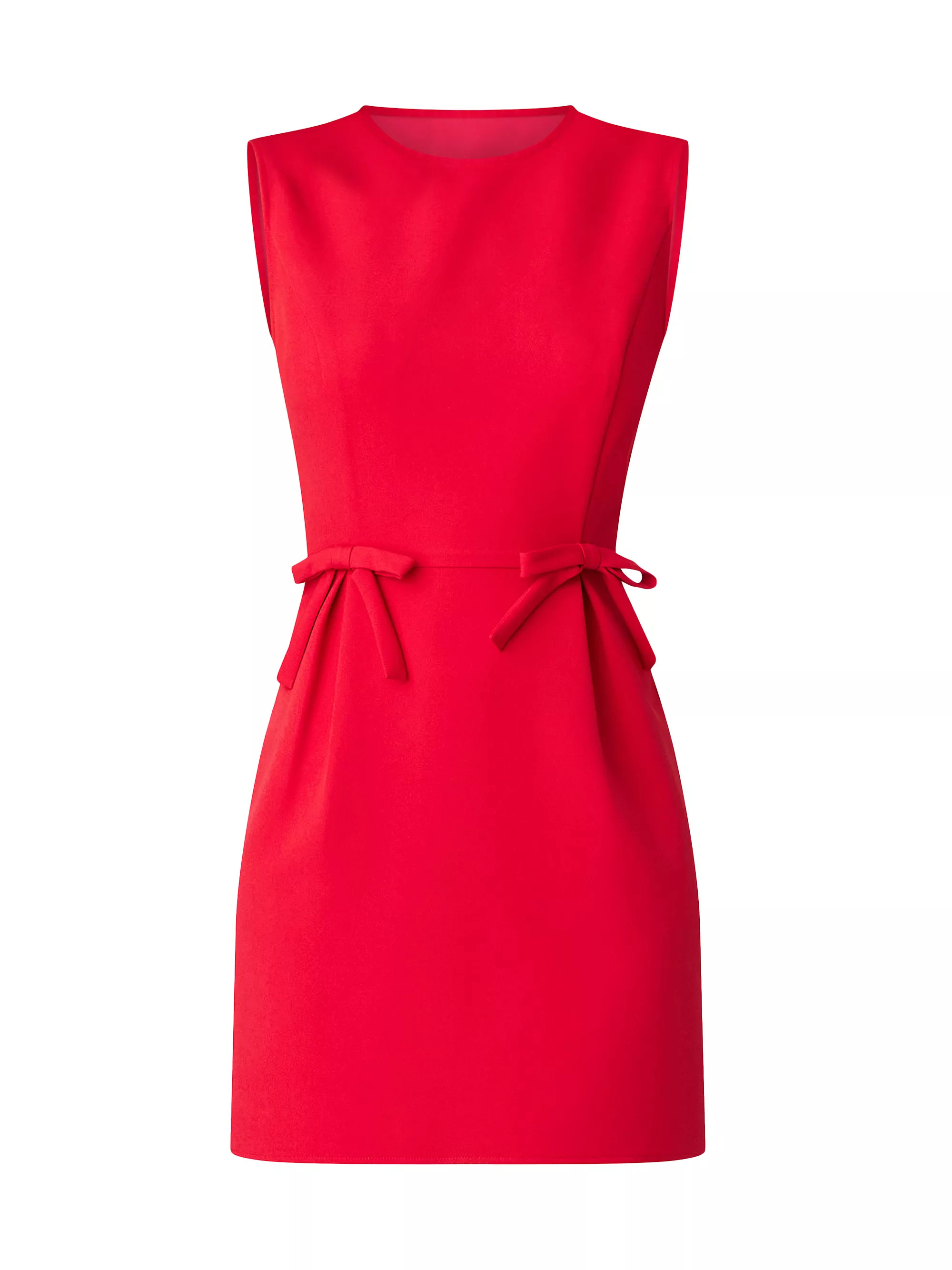 London Crepe Bow Sleeveless Minidress | Saks Fifth Avenue