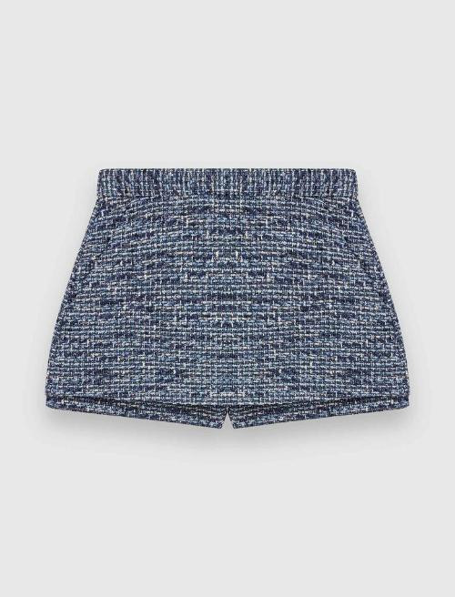 Tweed skirt-style shorts | Maje US