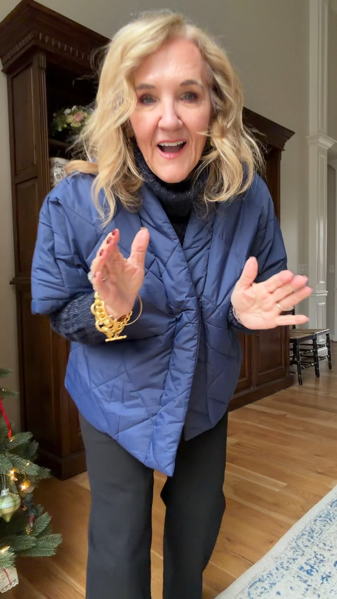 Talbots sweater skirt size small
Sweater size medium petite 
Navy with a subtle metallic shimmer 
Cashmere wrap
Linking some tall boots options 
Amazon best size medium 
Quince black ponte knit pants size 8
Spanx 1/2 zip size medium 
White tshirt size medium 
Sneakers are a lug sole 

#LTKHoliday #LTKOver40 #LTKSaleAlert