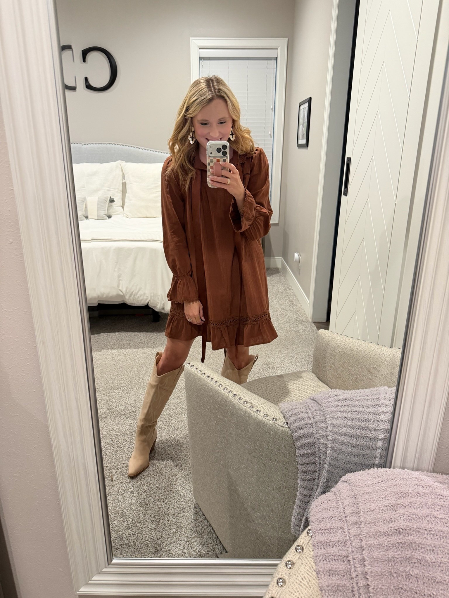 Rodeo Time!

Here’s a little inspiration-
Love the boots with this ruffled dress trimmed in delicate floral lace.

//
Rodeo outfit 
Boots
Rodeo boots
Rodeo dress

#LTKdayinmylife #LTKootd #LTKFestival