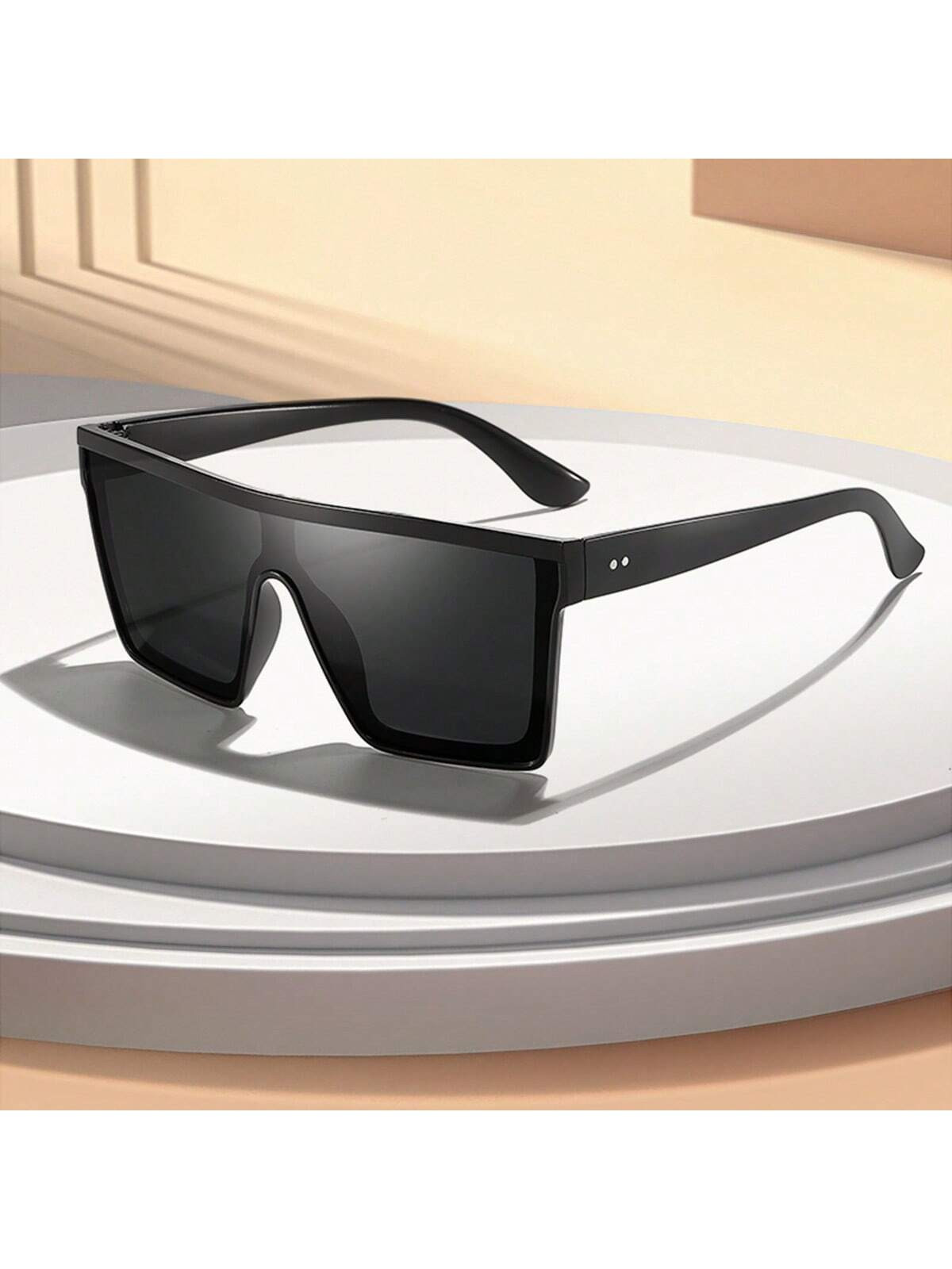 1 Pair Casual Retro Polycarbonate (PC) Eyeglasses, Non-Prescription | SHEIN