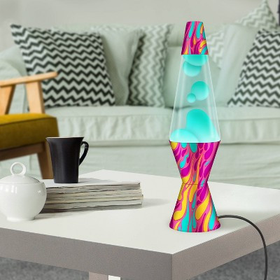LAVA 14.5" Modern Pink Swirl Novelty Table Lamp: Modern Style Electric Novelty Table Lamp for All Ages, No Assembly Required | Target