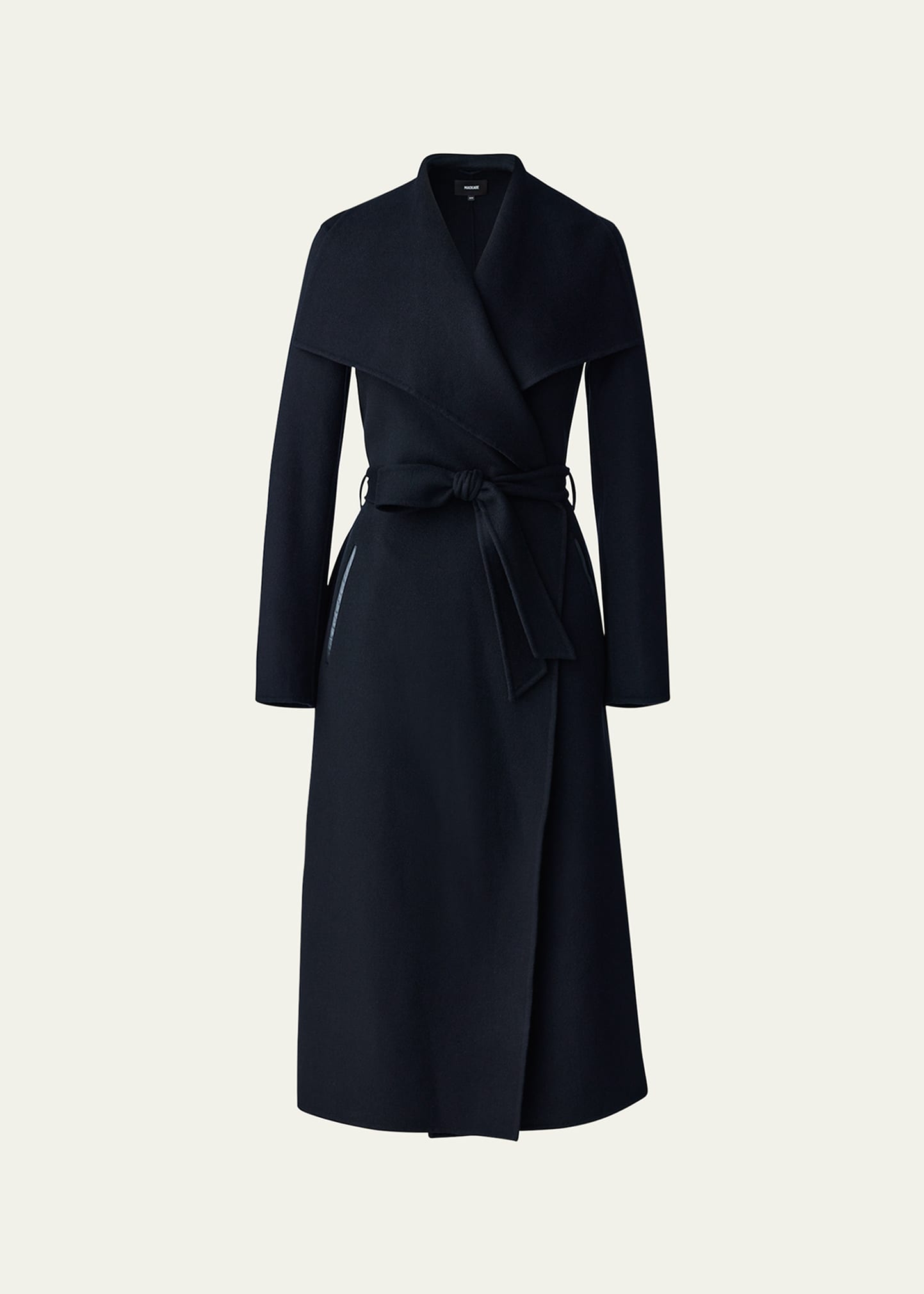 Mackage Mai Wool Belted Wrap Coat | Bergdorf Goodman