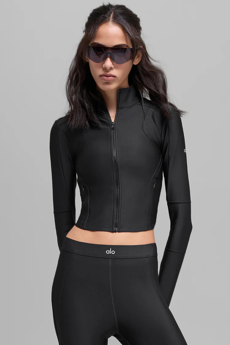 Airlift Ignite Zip Up Jacket | Alo Yoga (US)