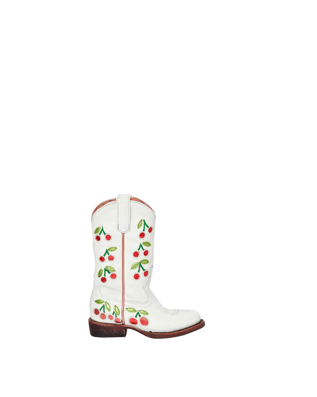 Poppy White | Luxury Fashion Kid's Cowboy Boots | Miron Crosby | Miron Crosby