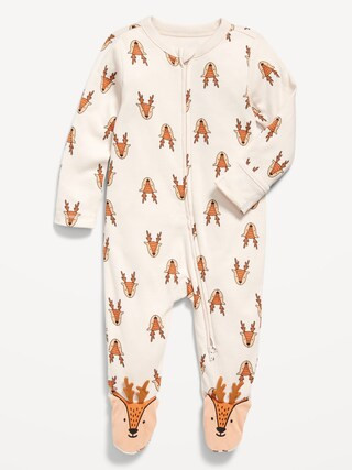 2-Way-Zip Sleep & Play Footed One-Piece for Baby | Old Navy (US)
