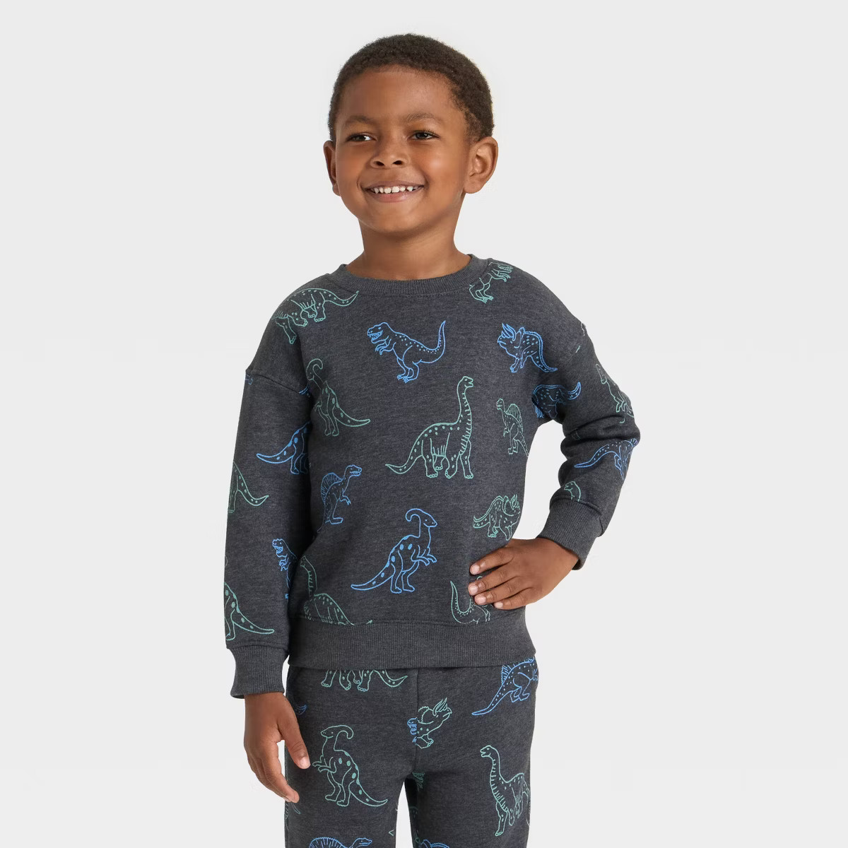Toddler Boys' Fleece Crew Sweatshirt - Cat & Jack™ | Target