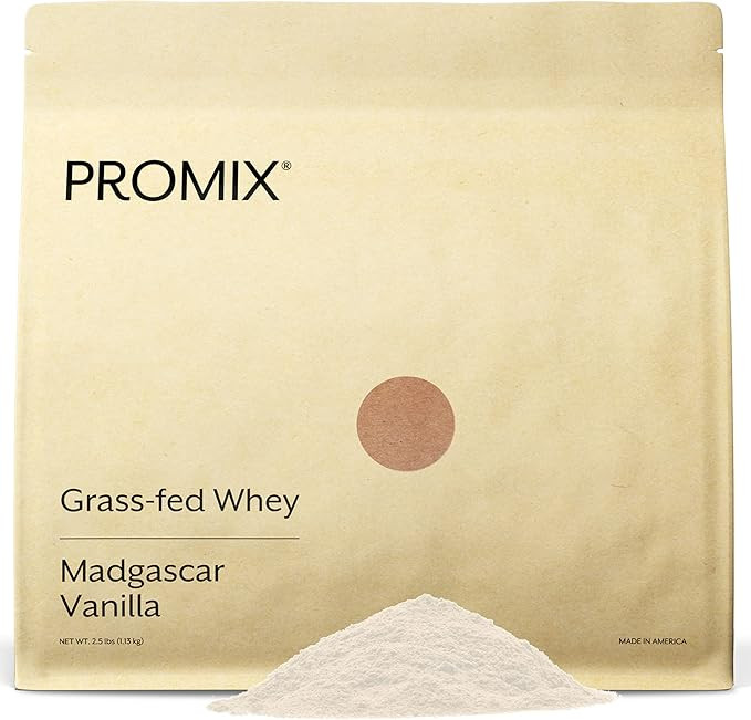 ProMix Nutrition Whey Protein Powder, Vanilla - Grass-Fed - ­Post Workout Fitness & Nutrition Sh... | Amazon (US)