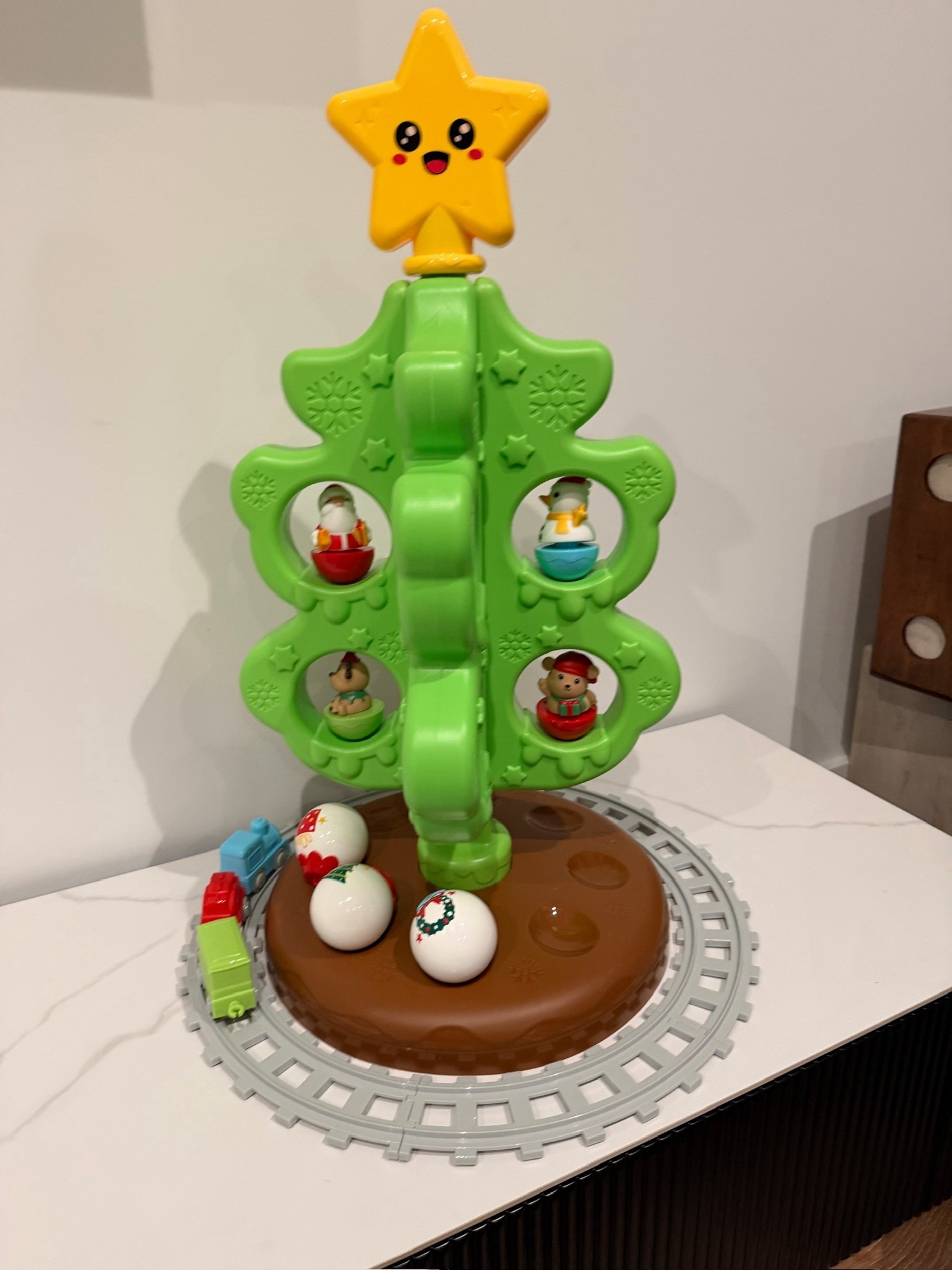 Storm's first Christmas tree! So much fun and it doubles as cute decor for a kid's room or play room!

#LTKSeasonal #LTKHoliday #LTKBaby