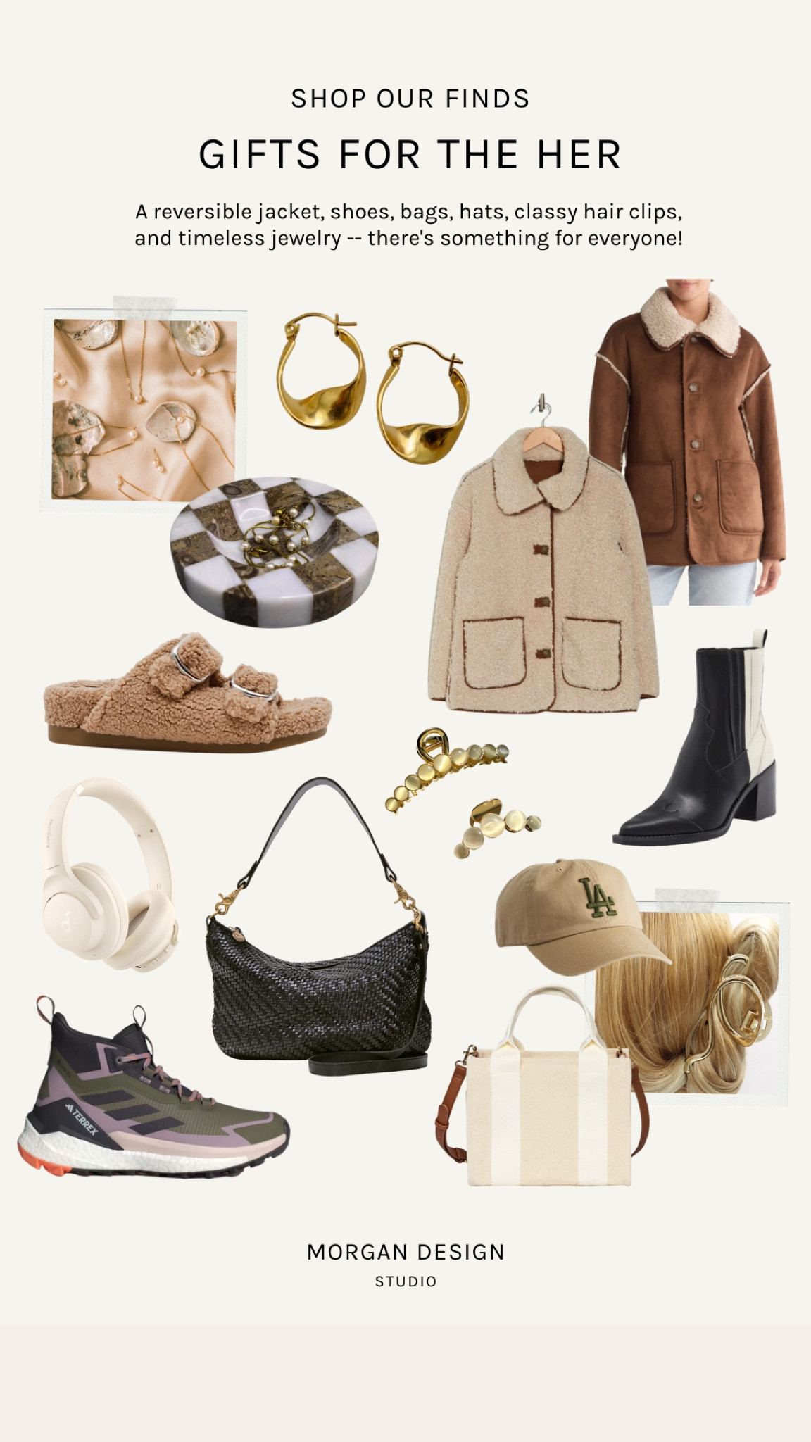 A reversible jacket, shoes, bags, hats, classy hair clips, and timeless jewelry— there’s something for everyone! 👢👜🧥

#LTKShoeCrush #LTKFindsUnder50 #LTKGiftGuide