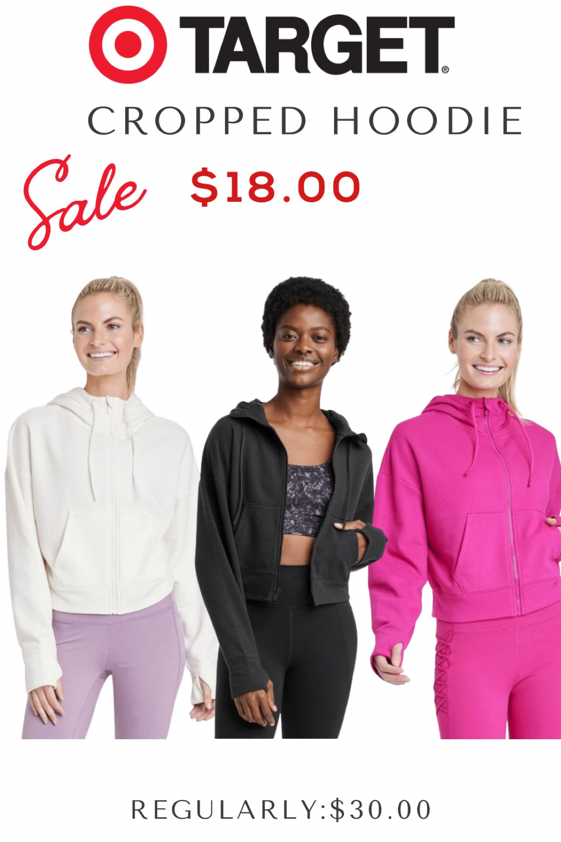 Target Black Friday - my faveeee cropped jacket is now only $18.00! I order an XS  

#LTKGiftGuide #LTKsalealert #LTKCyberweek