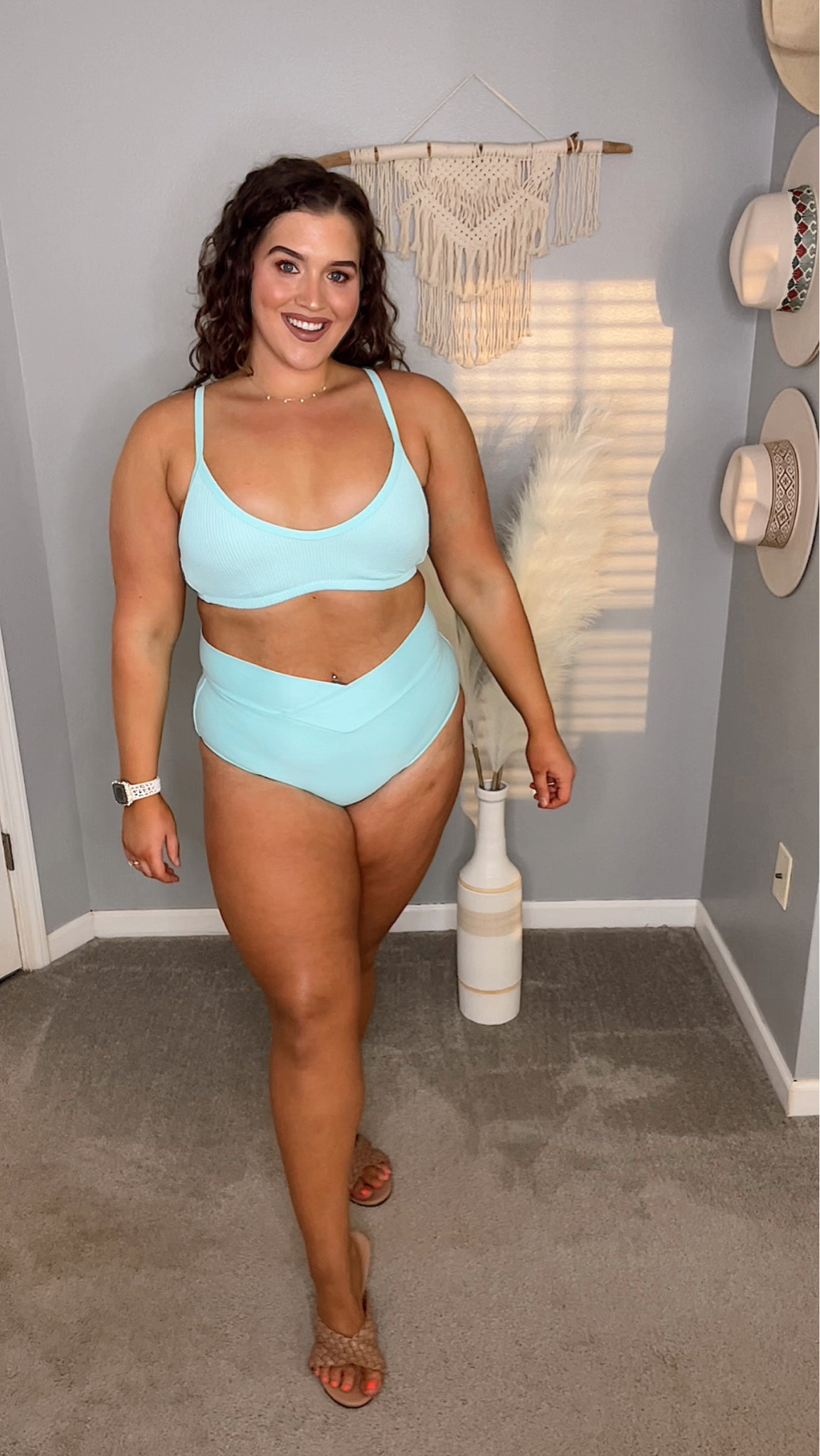 Colorful swimsuits 🌈 Aerie swim sale $20 bikini tops and bottoms! 
Wearing an XL in both 🌊👙
#midsizeoutfits #swimsuits #bikini #swimwear #springbreak #springstyle #resortwear #vacationoutfits #coverup #summerstyle #summerfashion #sandals #selftanner

#LTKswim #LTKsalealert #LTKcurves