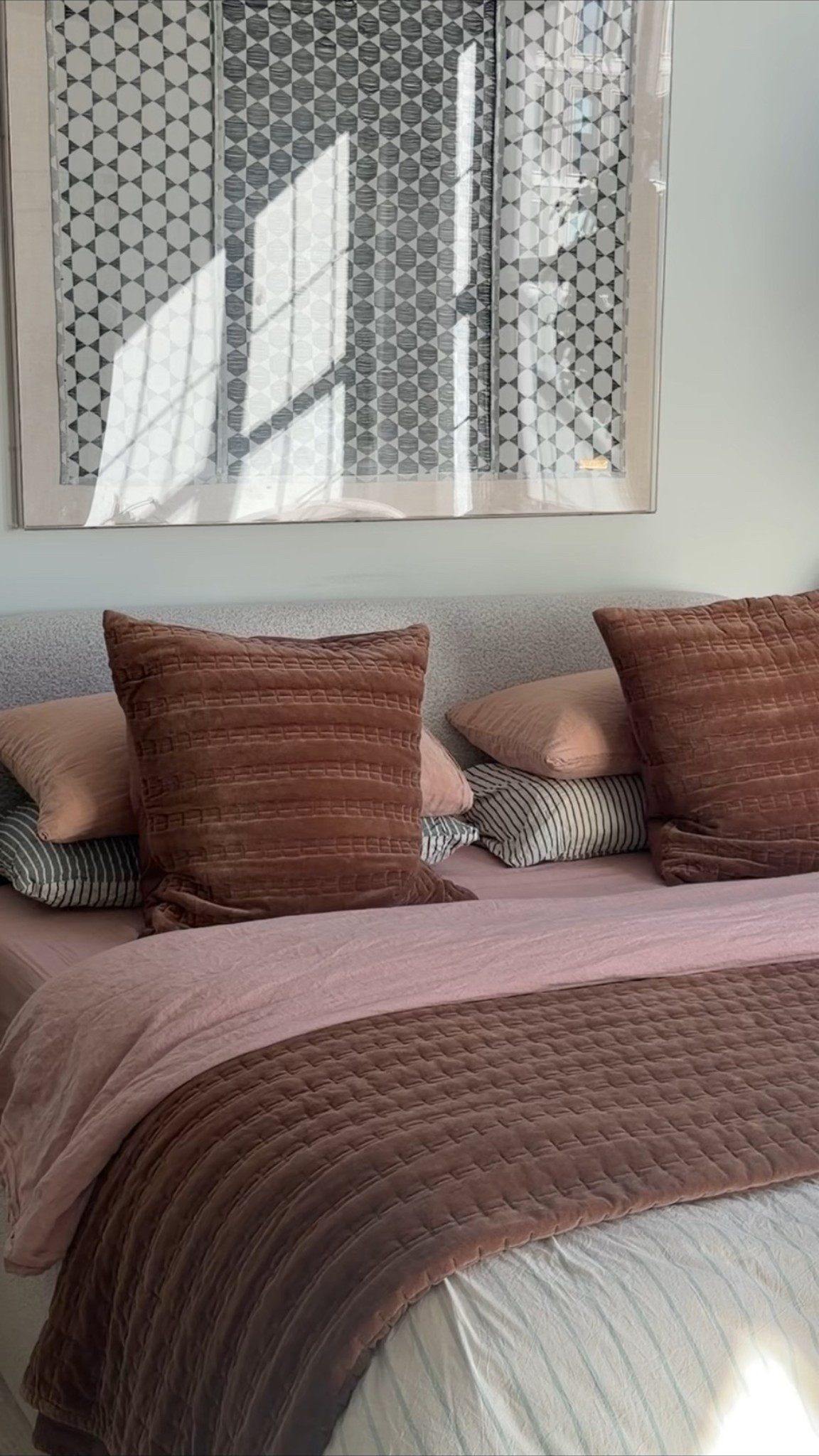 Cozy fall bedding