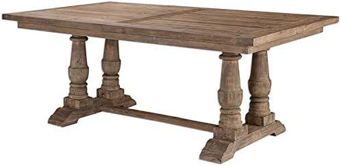 Uttermost Stratford Salvaged Wood Dining Table, Brown | Amazon (US)