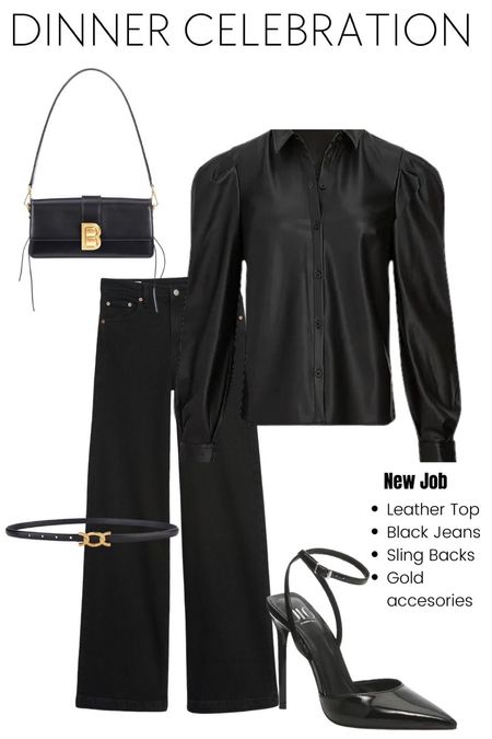 All black dinner outfit from Express

#LTKFind #LTKSeasonal #LTKstyletip