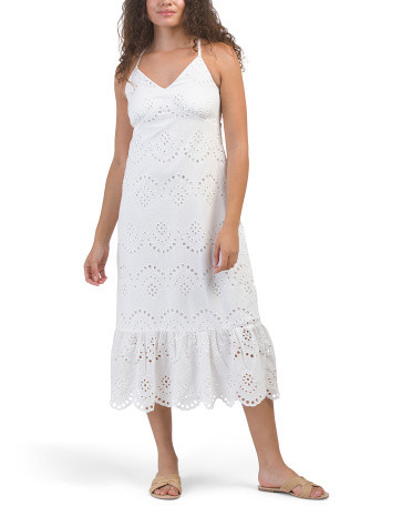 Eyelet Midi Dress | TJ Maxx