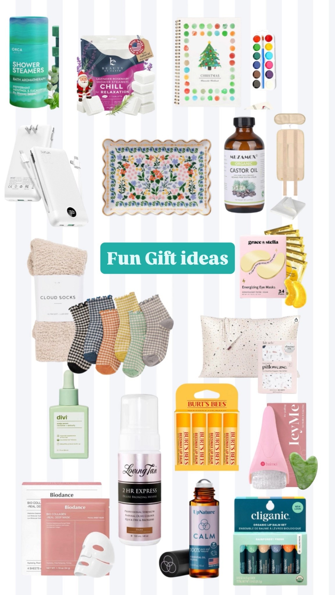 Fun gift ideas, especially for her. Stocking stuffer ideas.

#LTKGiftGuide #LTKselfcare #LTKBeauty
