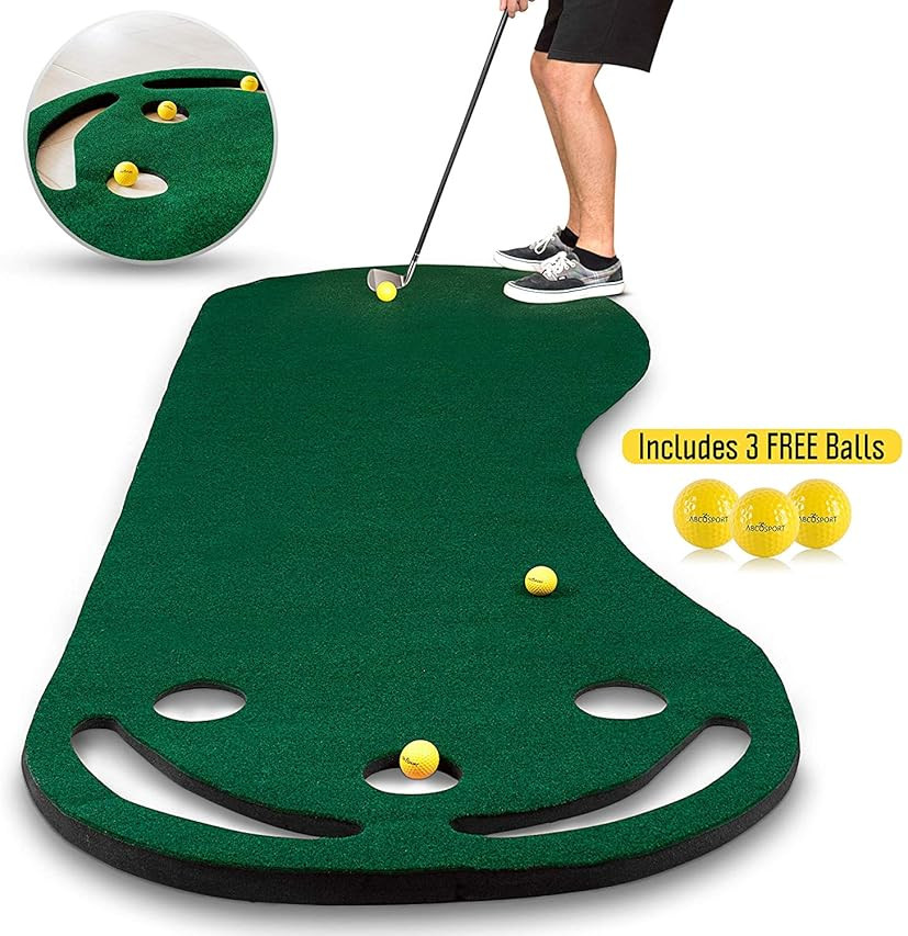 Putt-A-Bout Grassroots Par Three Putting Green (9-feet x 3-feet) | Amazon (US)
