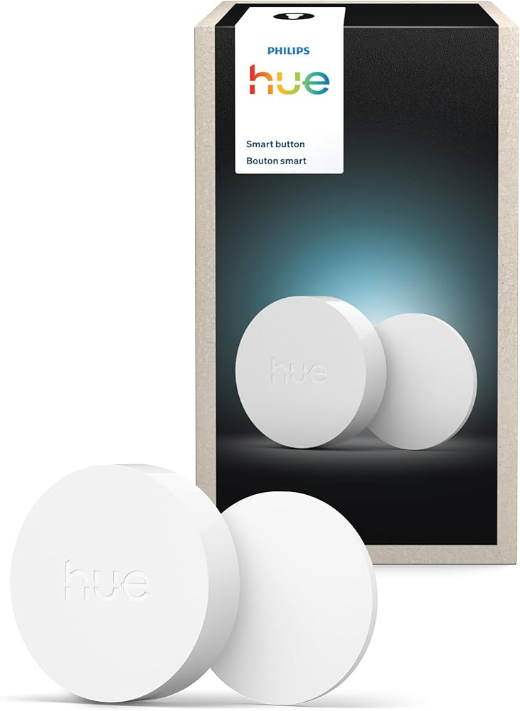 Philips Hue Wireless Smart Light Switch Button, White - 1 Pack - Portable and Battery Powered - S... | Amazon (US)