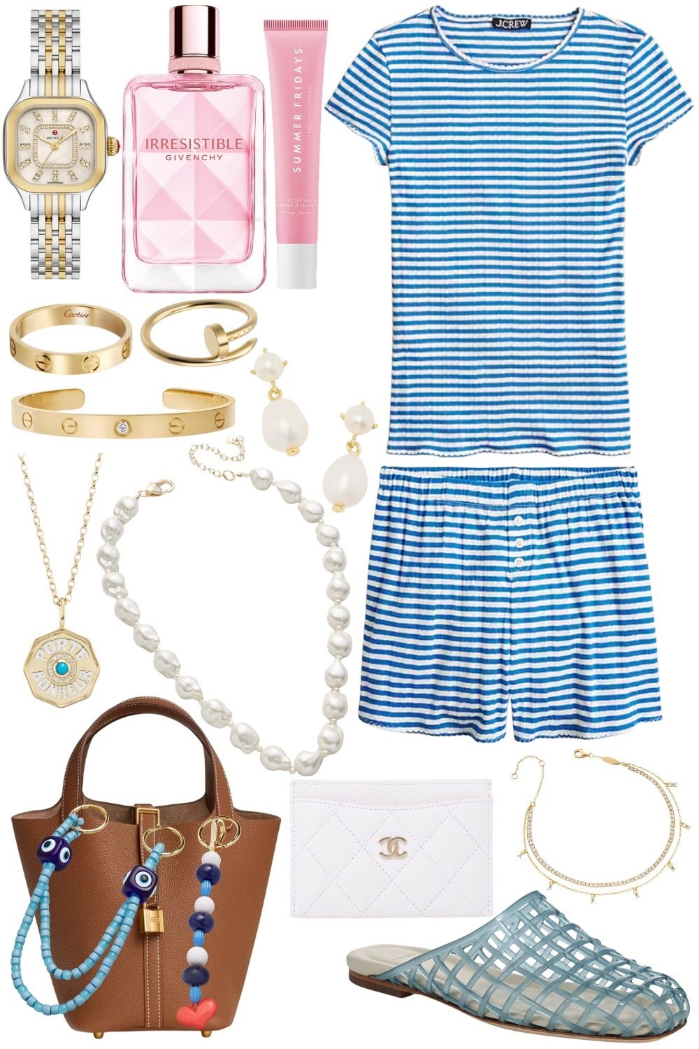 J crew stripe pointelle set (small) with jelly mules (size up 1/2 size) and Baublebar accessories 



#LTKFindsUnder100 #LTKSeasonal #LTKStyleTip