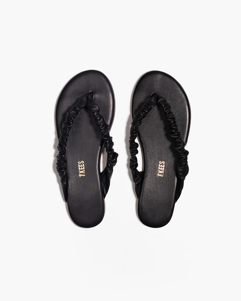 TKEES Savannah Sable Flip Flops | Vegetal Leather | TKEES