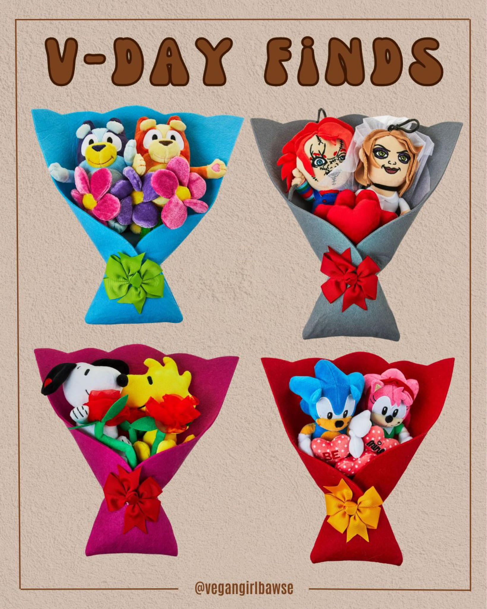 Infuse adorableness into your Valentine's Day celebrations with these Cute Plush Valentine's Bouquet. Each plushie, a delightful token of affection, combines charm and cuddliness. Elevate your gifting game and let these lovable bouquets express your love in a uniquely charming way. A perfect blend of sweetness and sentiment.

#LTKMostLoved #LTKSeasonal #LTKGiftGuide