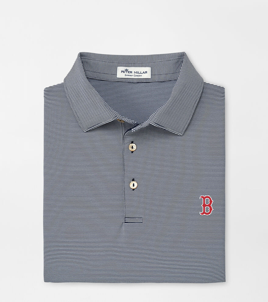 Boston Red Sox Jubilee Stripe Performance Polo | Peter Millar