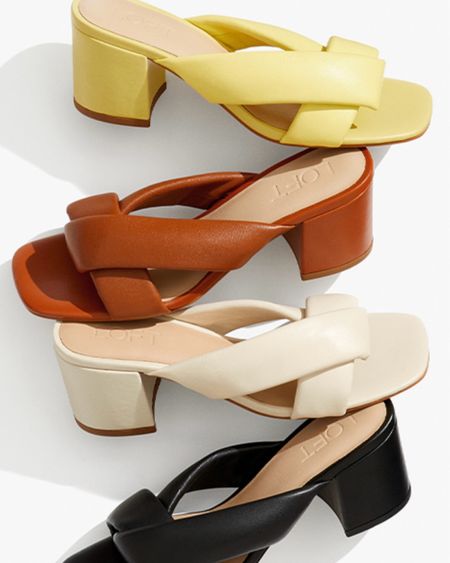 Slide sandals - LOFT - 50% off

#LTKshoecrush #LTKover40 #LTKsalealert