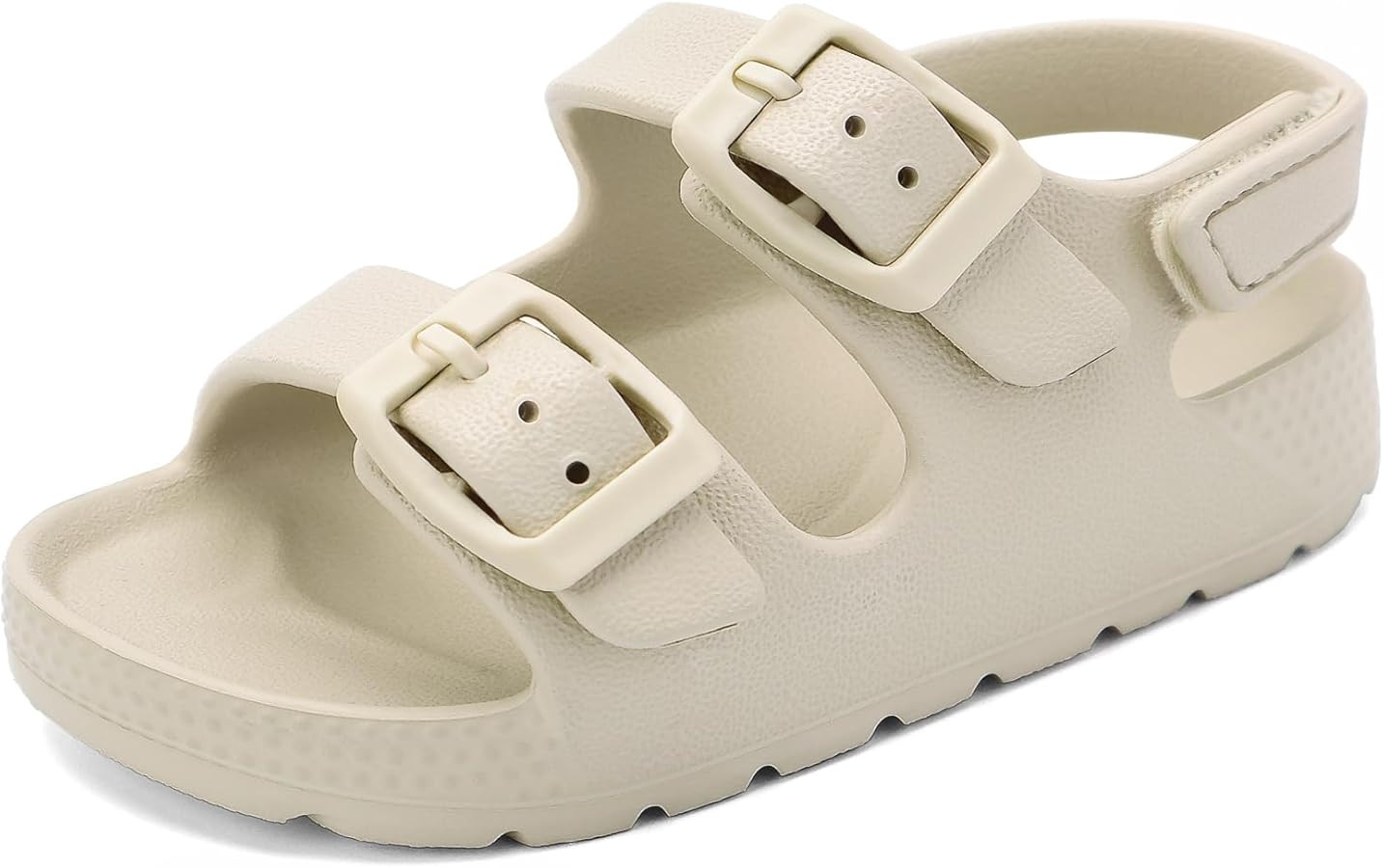 INMINPIN Toddler Boys Girls Buckle Sandals Comfort Open Toe Sandal with Adjustable Back Strap | Amazon (US)