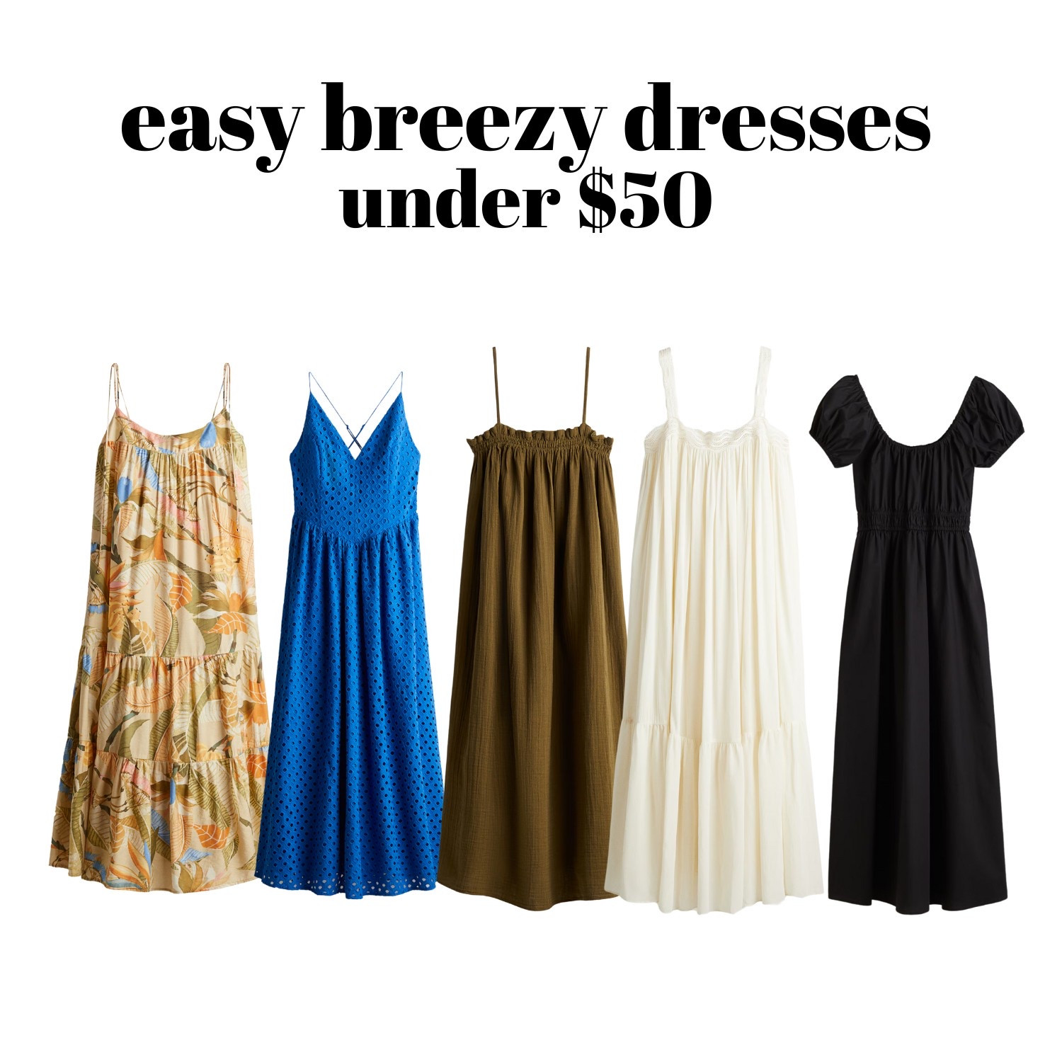 No one wants to deal with pants in the heat! Beautiful easy sundresses for under $50! @hm  

#LTKFindsUnder50 #LTKSeasonal #LTKSummerEdit