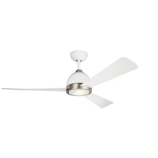 Kichler 300270 Incus 56" 3 Blade Indoor Ceiling Fan - White - Walmart.com | Walmart (US)