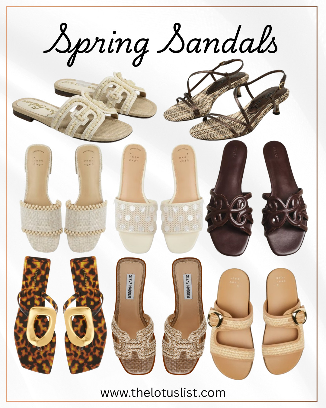 Spring Sandals

sandals / summer sandals / target sandals / Nordstrom sandals / sad Edelman sandals / shoes / spring shoes / summer shoes / strappy sandals / flats / flat sandals / Steve Madden / Steve Madden sandals / Jeffrey Campbell / Jeffrey Campbell shoes / Jeffrey Campbell sandals / Steve Madden shoes / summer flats / spring flats / sale / sale alert / cute sandals / cute spring sandals / cute summer sandals / cute shoes  

 #LTKootd #LTKSeasonal #LTKSaleAlert
