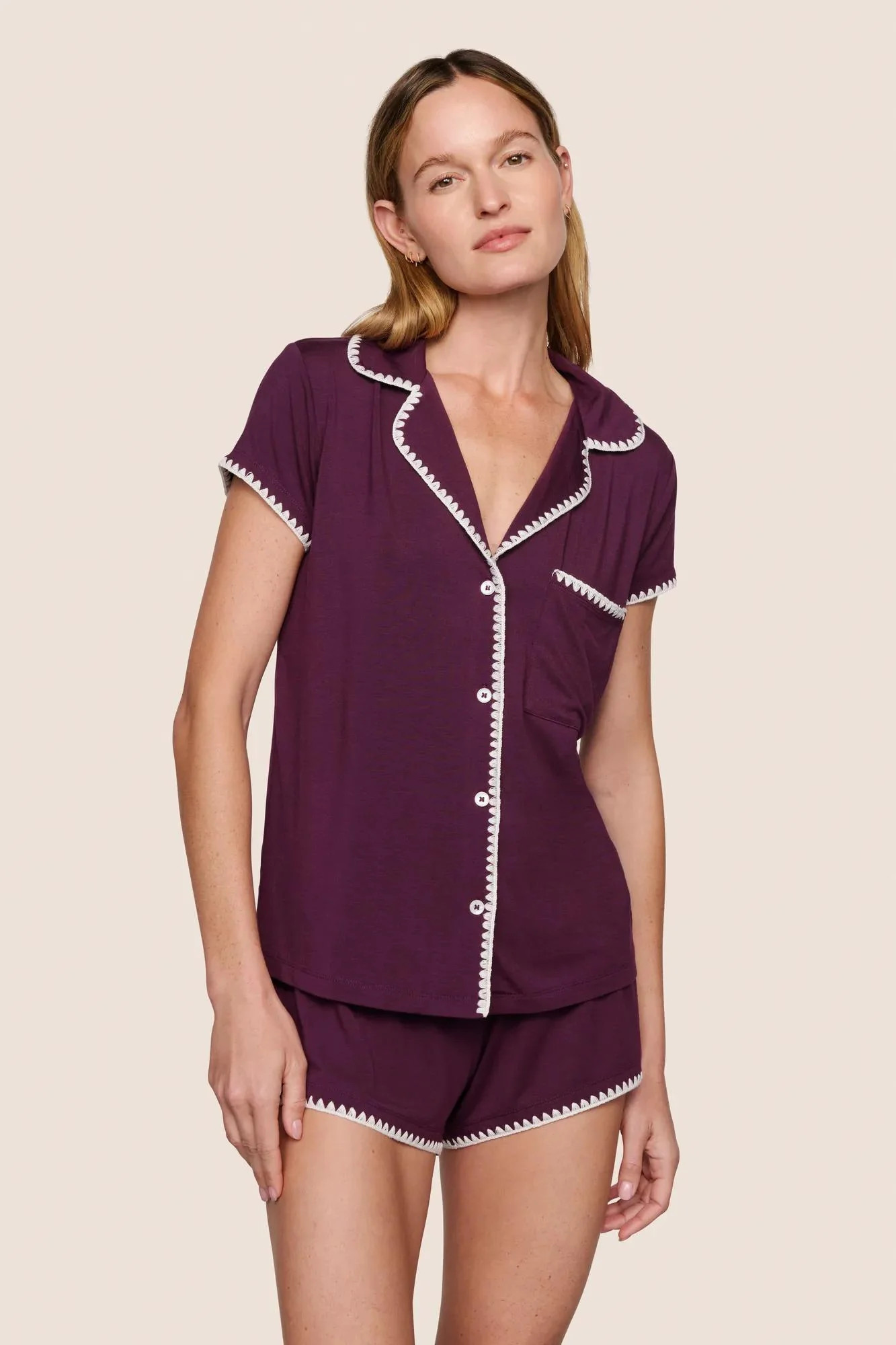 Frida TENCEL™ Modal Shortie Short PJ Set | Eberjey