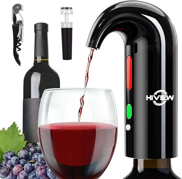 Electric Wine Aerator,Wine dispenser,Aeration and Decanter Wine Pourer,Red White Wine Accessories... | Amazon (US)