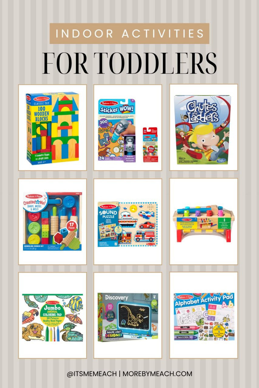 Looking for easy ways to keep your little one busy indoors? These toddler-friendly activities are our winter lifesavers. From wooden blocks and sound puzzles to sticker fun and creative play kits, everything here keeps tiny hands engaged and little minds learning. Perfect for snow days, quiet time, or when you just need 20 minutes to drink your coffee hot. 

 #LTKGiftGuide #LTKFindsUnder50 #LTKKids