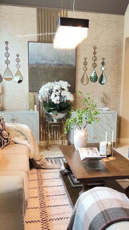 Beautiful living room with focal point feature wall and a gorgeous chandelier. I have linked all the exact items below 👇🏻 if you have any questions please let me know in the comments below 

#LTKhome #LTKVideo #LTKstyletip