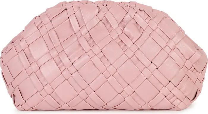 Aya Raffia Crochet Frame Clutch | Nordstrom