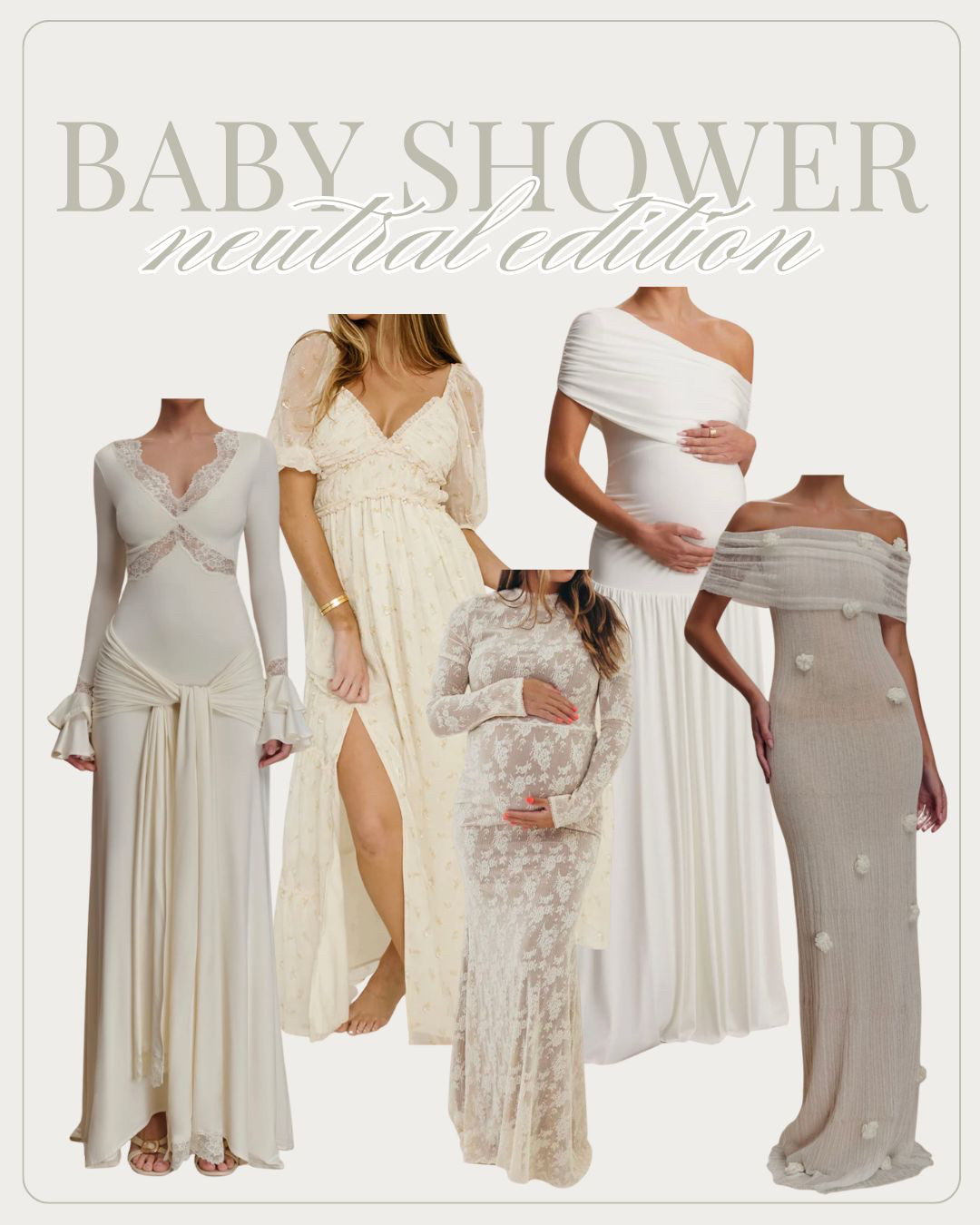 Neutral baby shower dresses for the simple mama! 

spring maternity dress, neutral maternity dress, bump-friendly dress 

 #LTKmomlife #LTKBaby #LTKBump